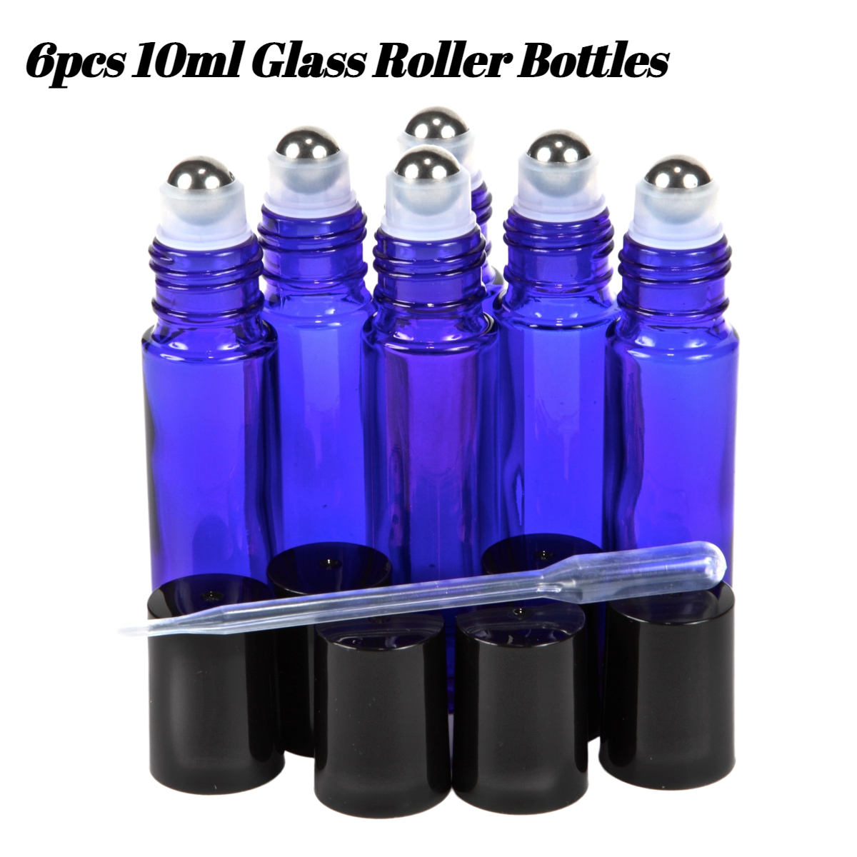 Attar Oil Roll On - 6pcs Glass Roll On Bottles 10ml
