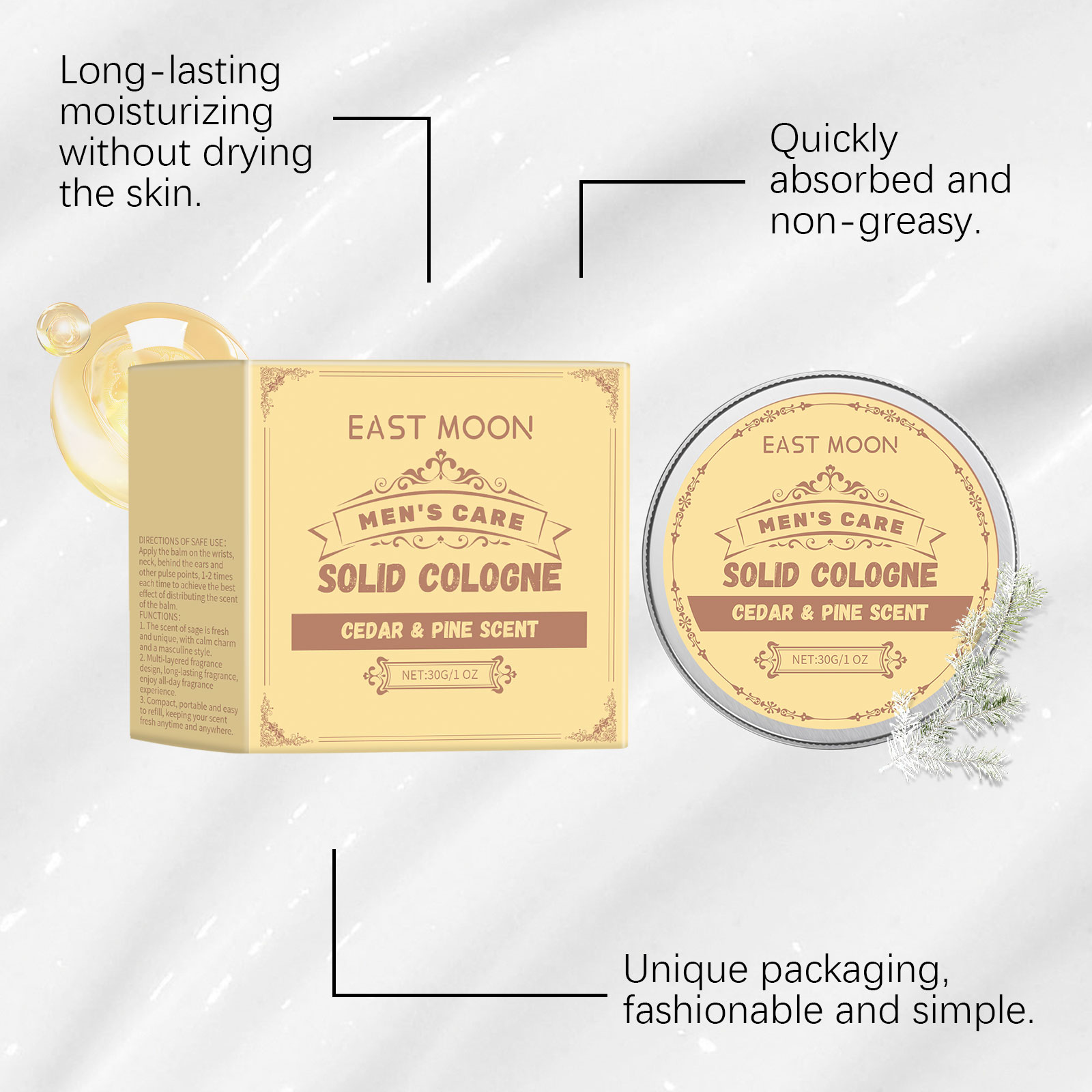 Cedar Wood Men's Solid Cologne - Perfume Fragrance List recensie en prijs