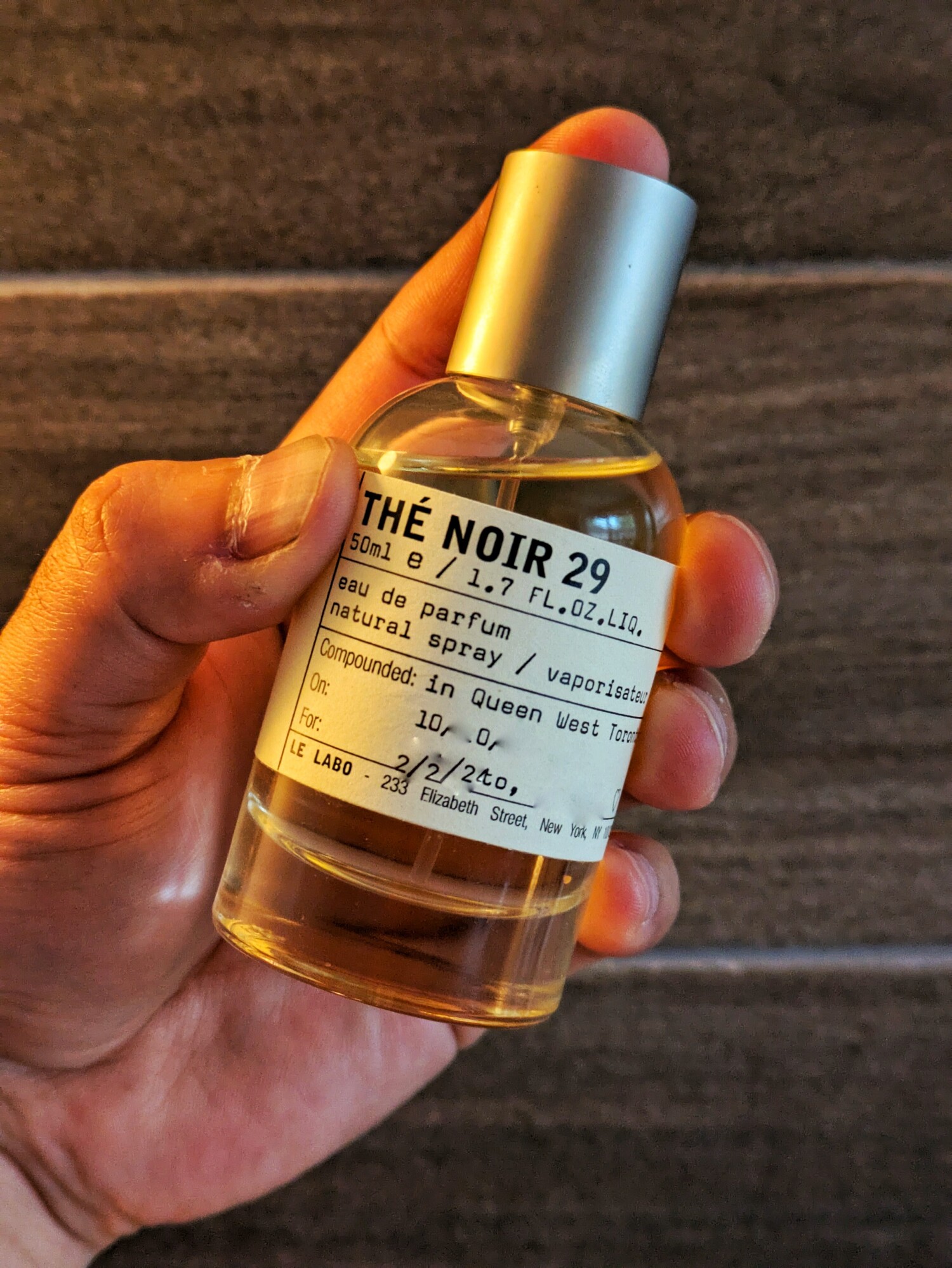 Thé Noir 29 Le Labo EDP 100ml  - Perfume Fragrance Paris recensie en prijs