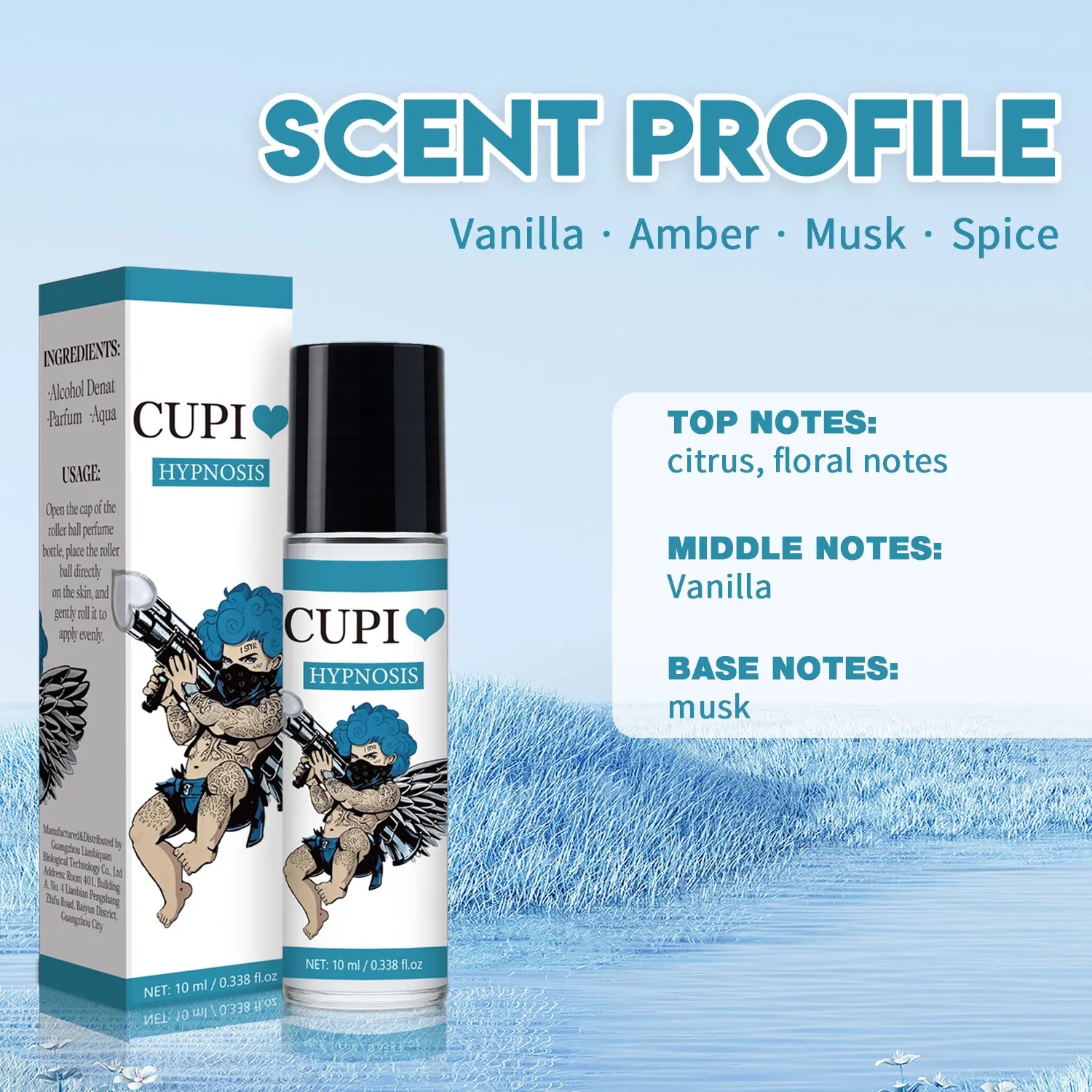 10/50ML Cupid Pheromone Hypnos - Perfume Aqua Fragrance recensie en prijs