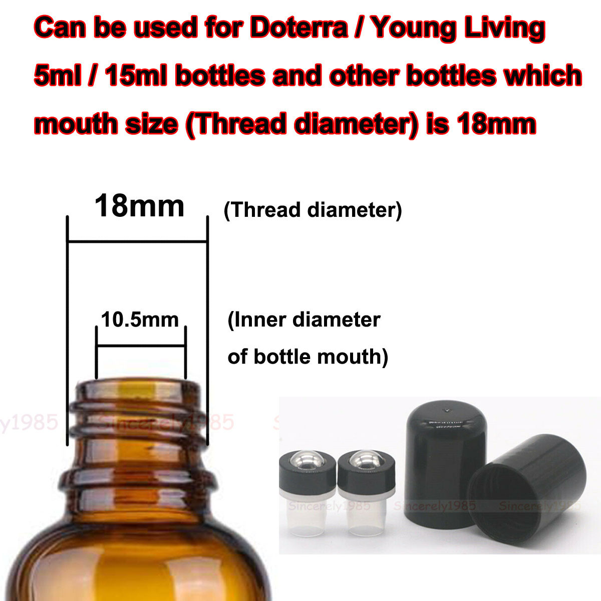 5X 10X 1X 18mm / 410 Bead Roll - Attar Oil Roll On recensie en prijs