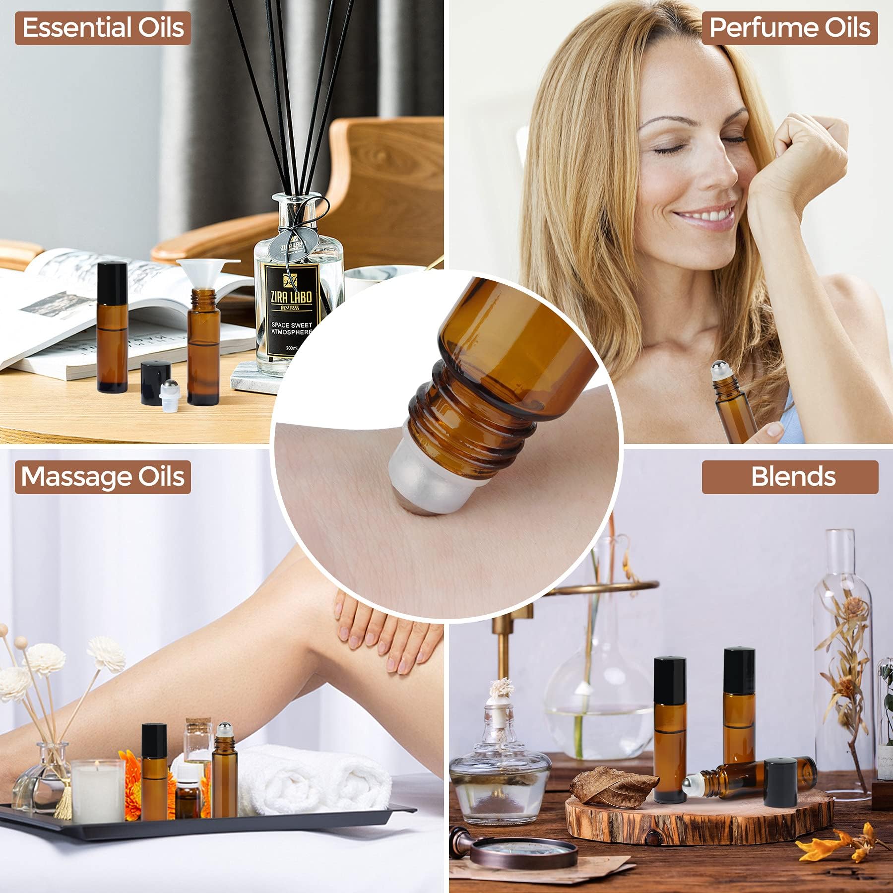 8/30pcs Glass Roll on Bottle 1 - Attar Oil Roll On recensie en prijs